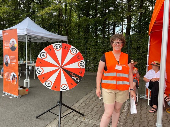Glücksrad mit Julia Polley