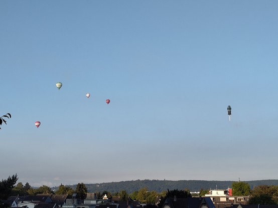 Ballons in der Luft