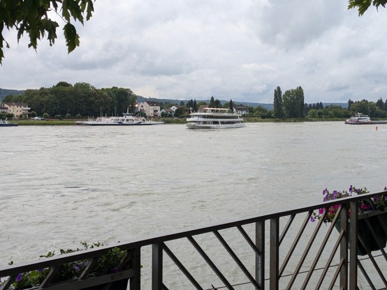 Der Rhein mit dem Schiff 