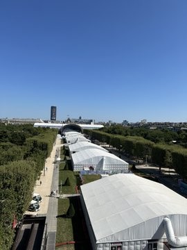 Ein Teil des olympischen Dorfs.