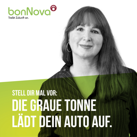 Stell dir mal vor: Die graue Tonne lädt dein Auto auf