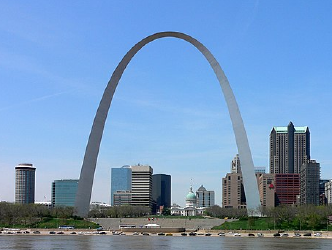 Foto vom Gateway Arch in Messouri