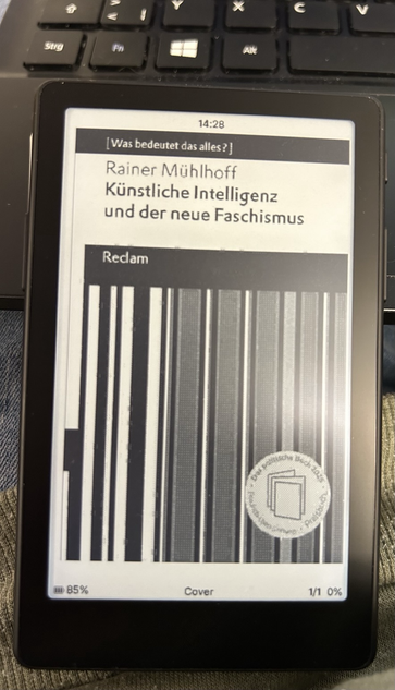 EBook auf kleinem EBook-Reader